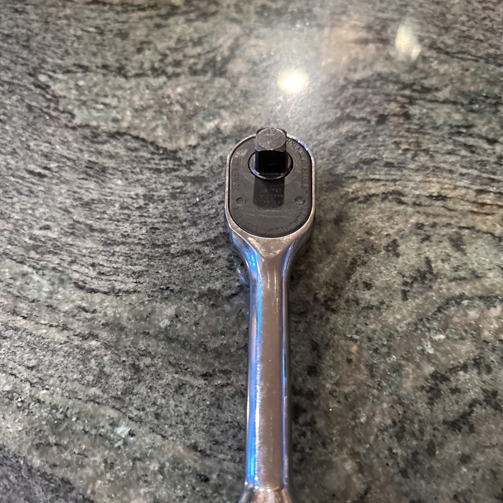 Snap On shd80a 1/2” drive hard handle long ratchet Red 11-5/8” long