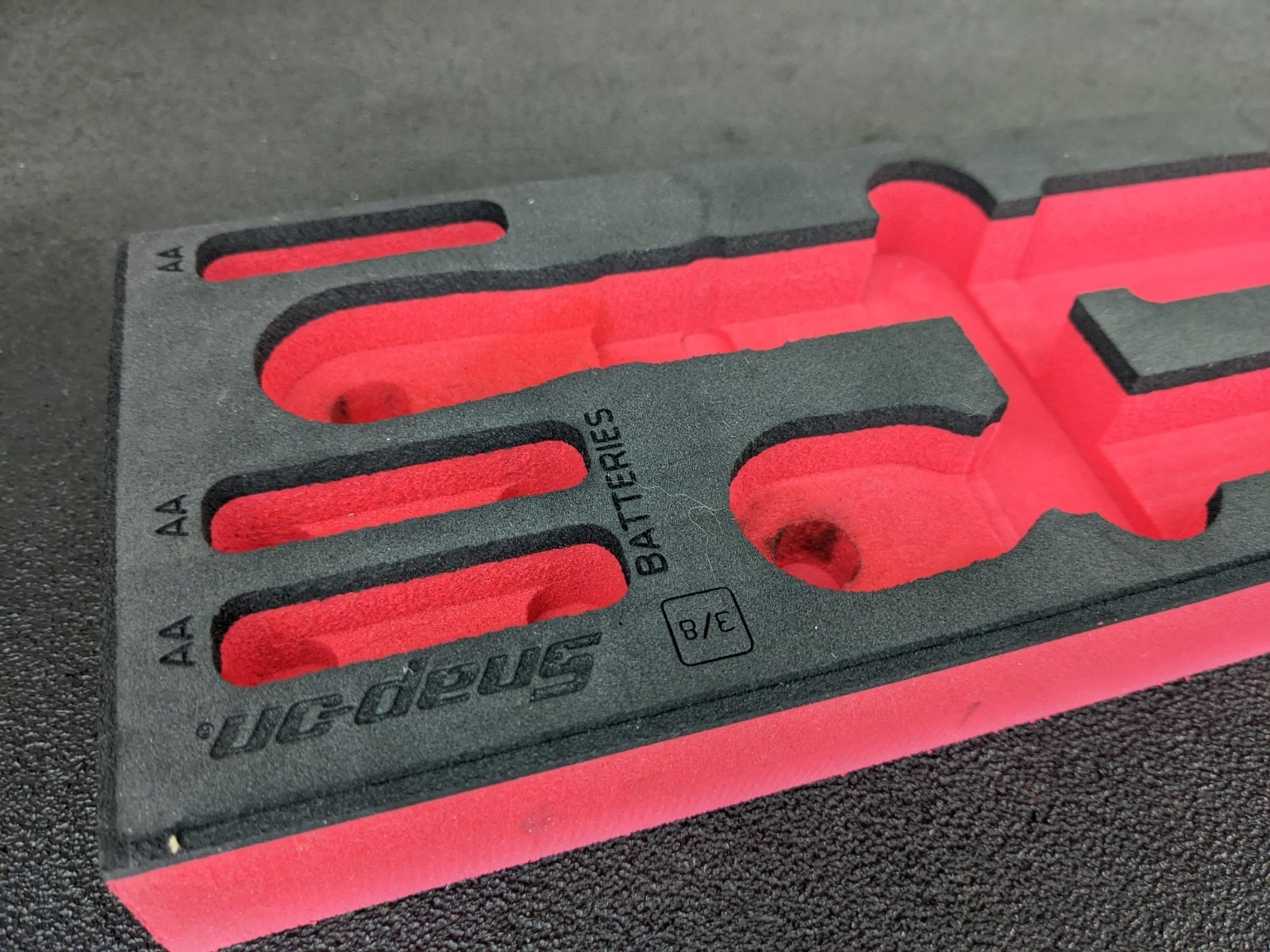 #bp305 Snap-on Tools NEW RED FOAM for 2pc 3/8″ Drive Torque Wrench Set FMTQ01AB