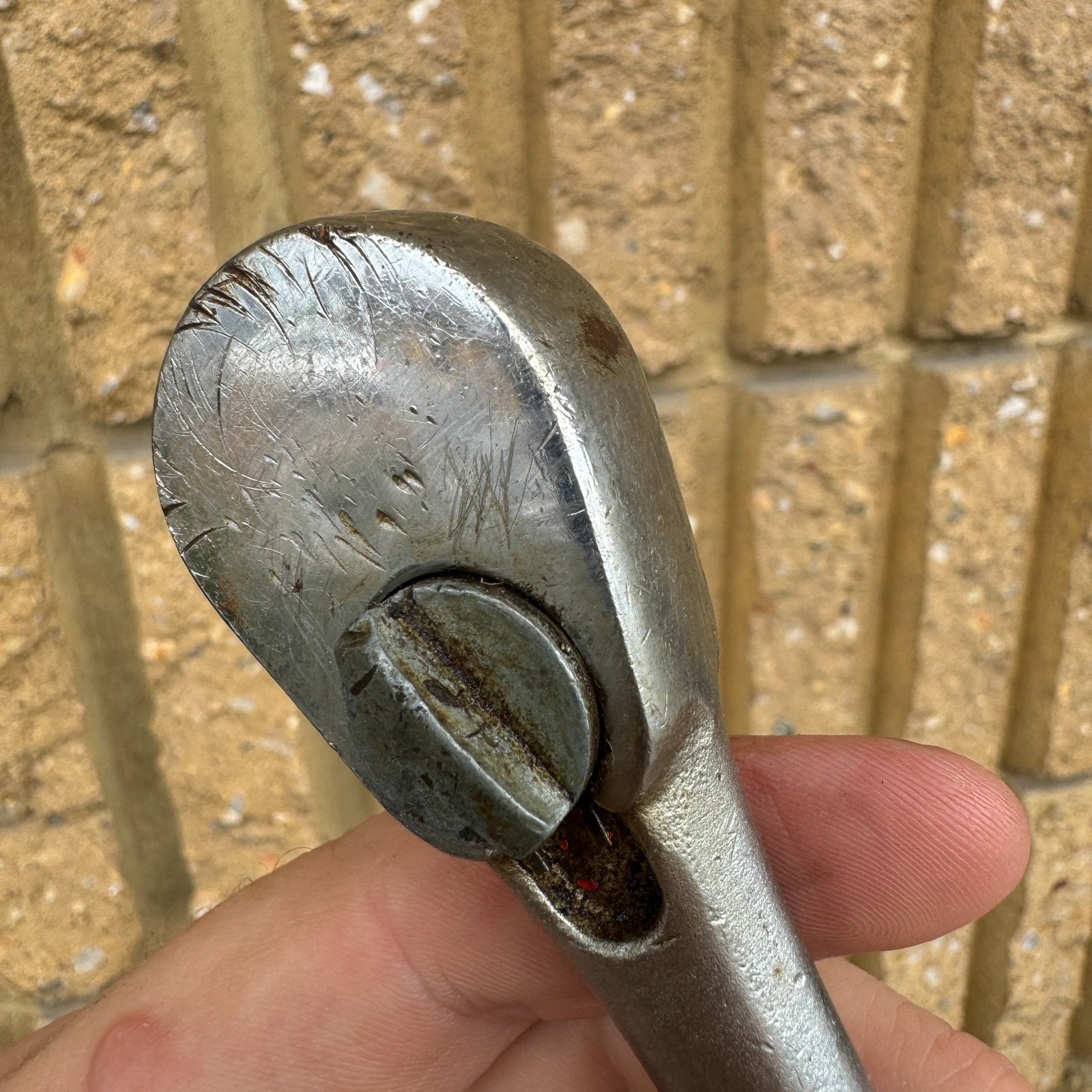 Vintage Oxwall 3/8” Drive Socket Wrench / Ratchet 7.5” Long MADE IN JAPAN