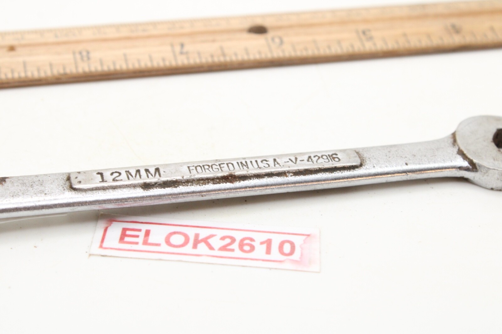 Craftsman V-42916 12mm 12 Point Metric Chrome Combination Wrench USA