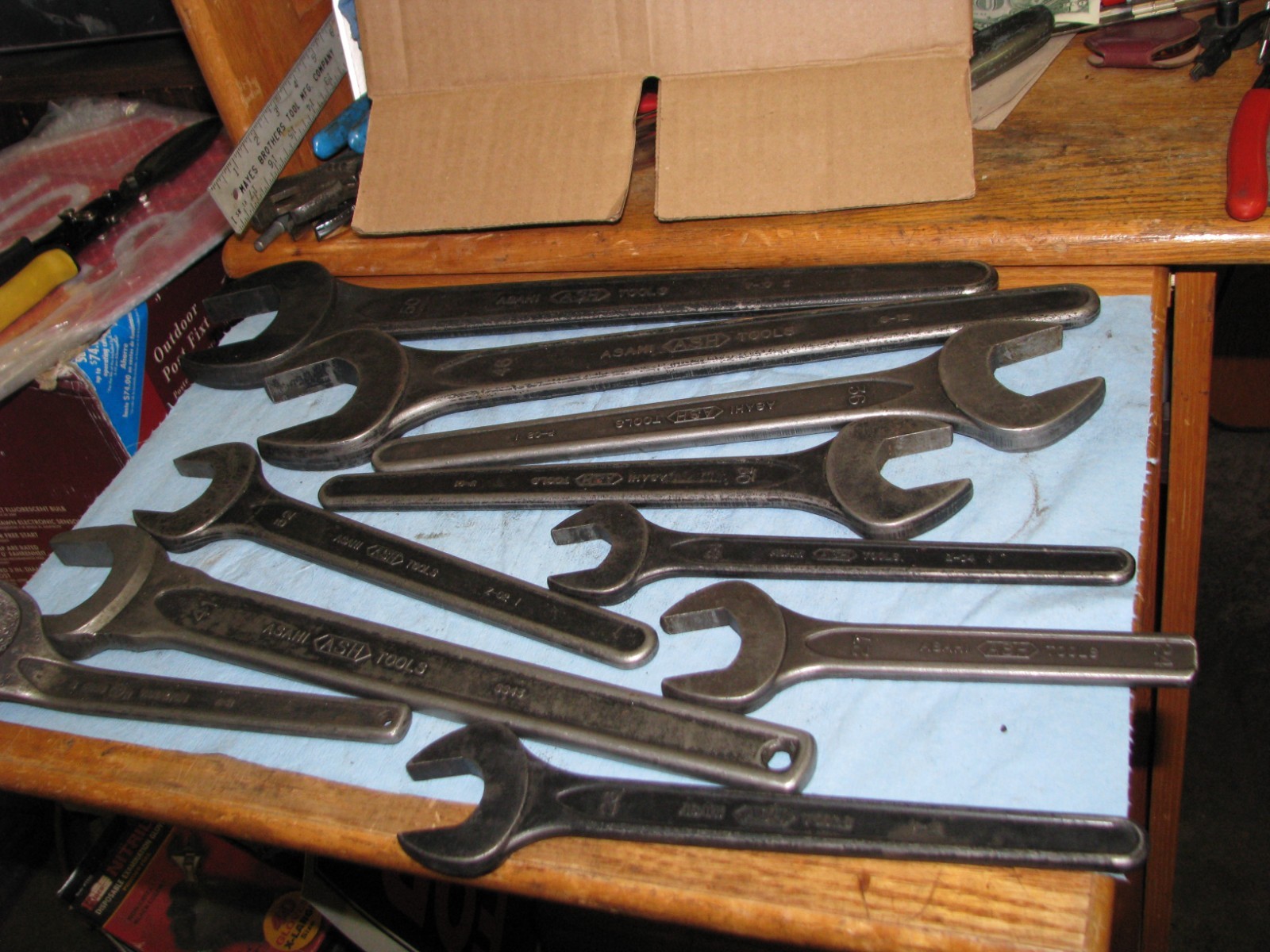 Large Metric Wrench lot 24mm-50mm Hydraulic Heavy equipment