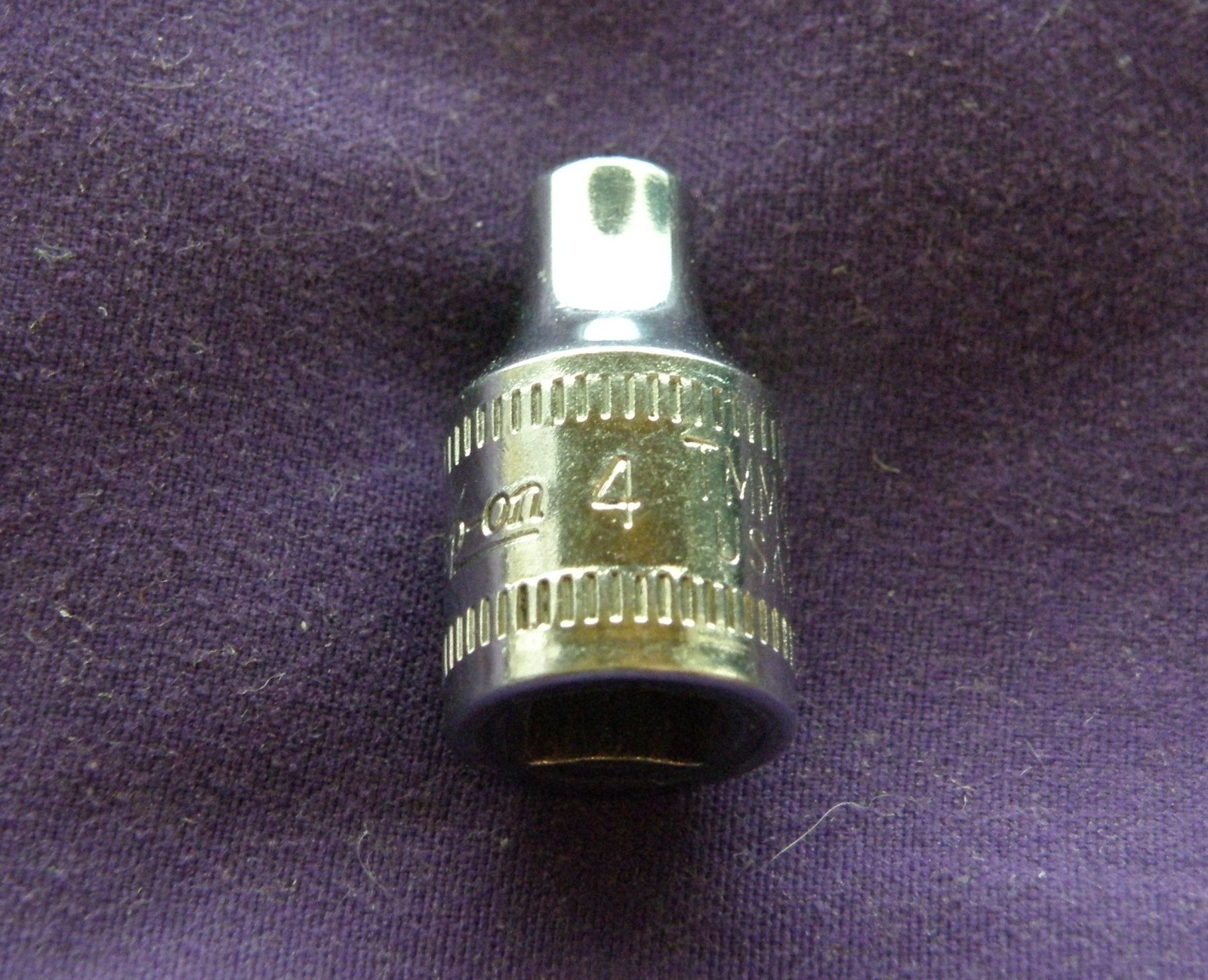 New Snap-On 1/4″ Drive, 6 Point, 4mm Shallow socket. TMM4, Made In USA. 1985