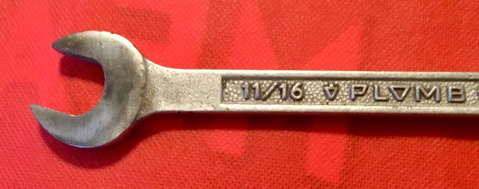 PLVMB PLOMB PLUMB 11/16″ Combination Wrench 12 Point #1222 USA! Vintage!