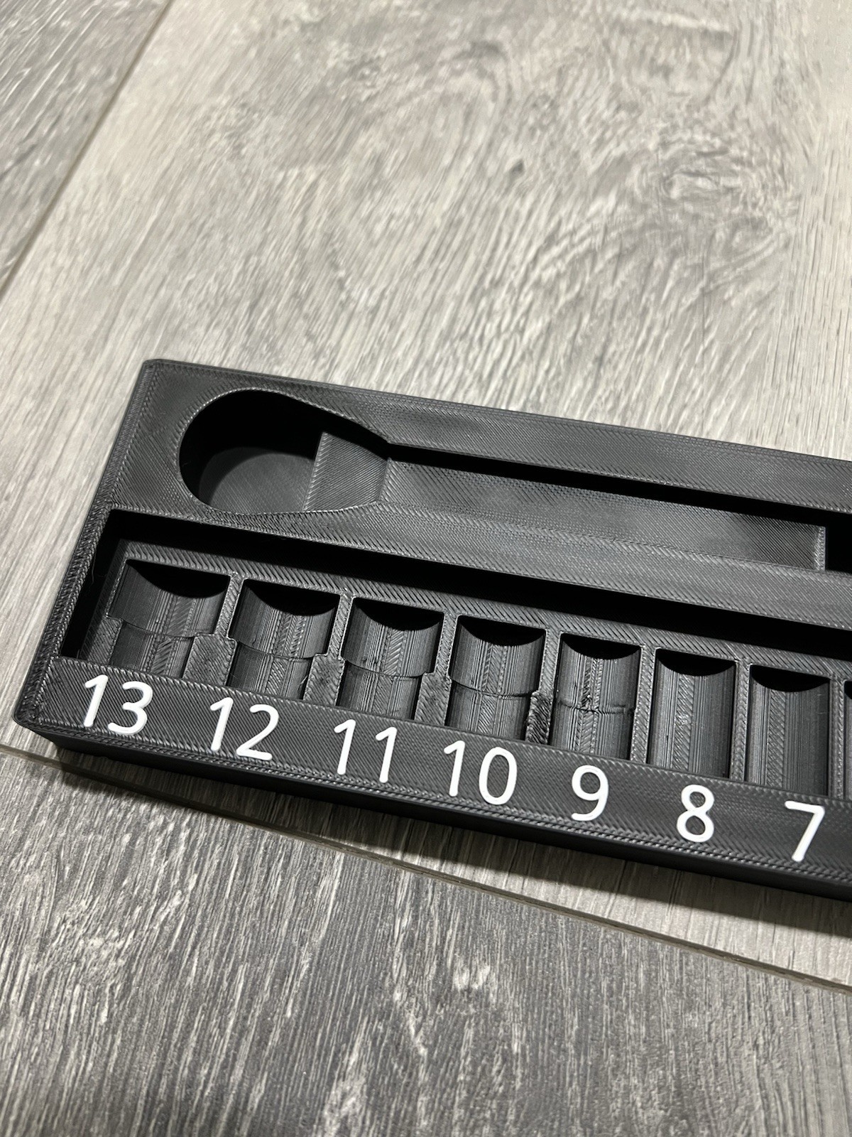 Tray compatible with Snap On Tool 1/4″ Metric Low-Profile Ratchet & Socket Set