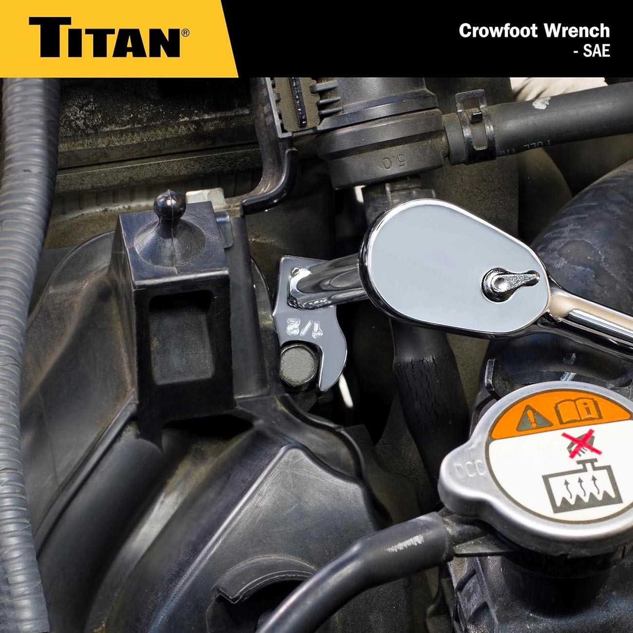 Titan SAE 1/2″ Drive Crowfoot Wrench: 1-1/4″