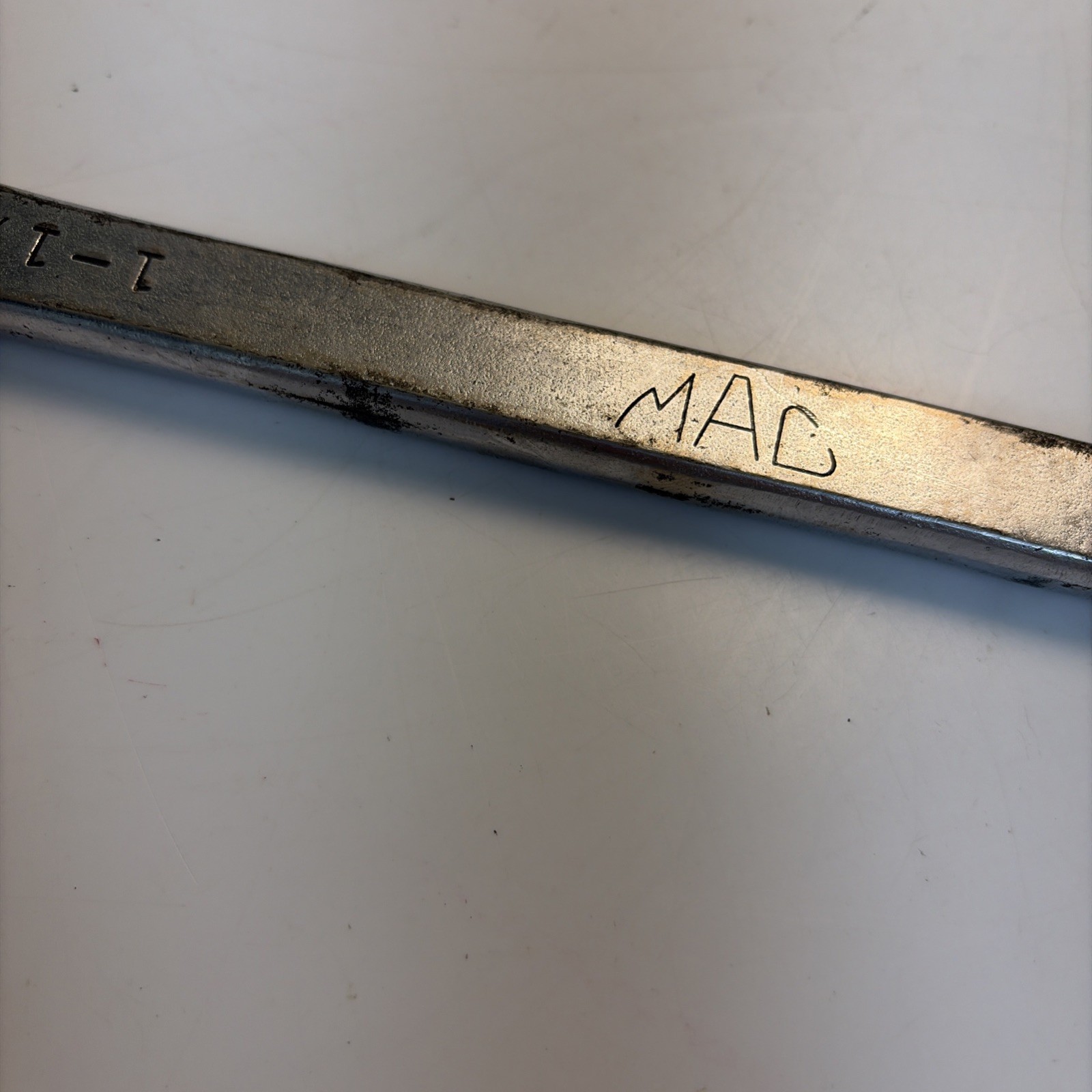 Vintage Mac Tools DA48 1 1/2 Open End Wrench Cut Down Modified USA