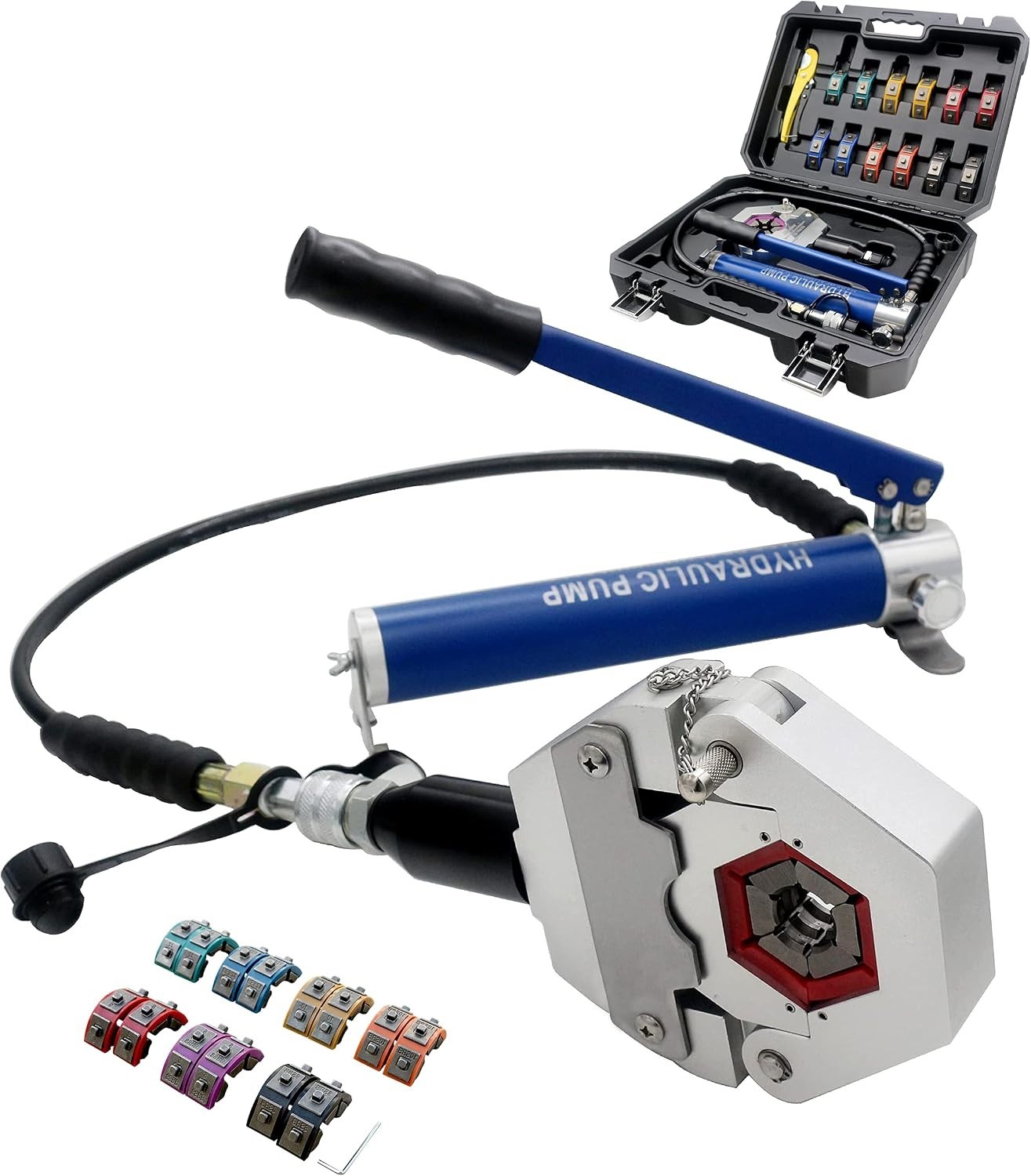 Versatile A/C Hose Crimper with Aluminum Handle – Ideal for Workshops & On-site