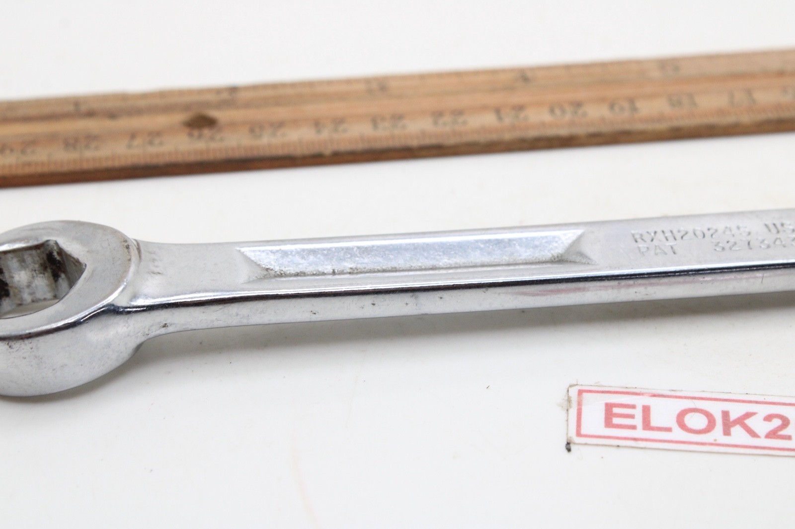 Snap-On RXH2024S 5/8″ x 3/4″ 6 Point Dual Flare Nut Offset Wrench USA