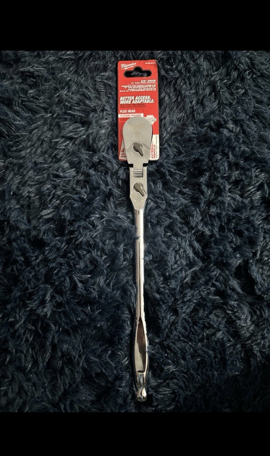 Milwaukee Tool 48-22-9041 3/8 In. Drive 12 In. Flex Head Ratchet