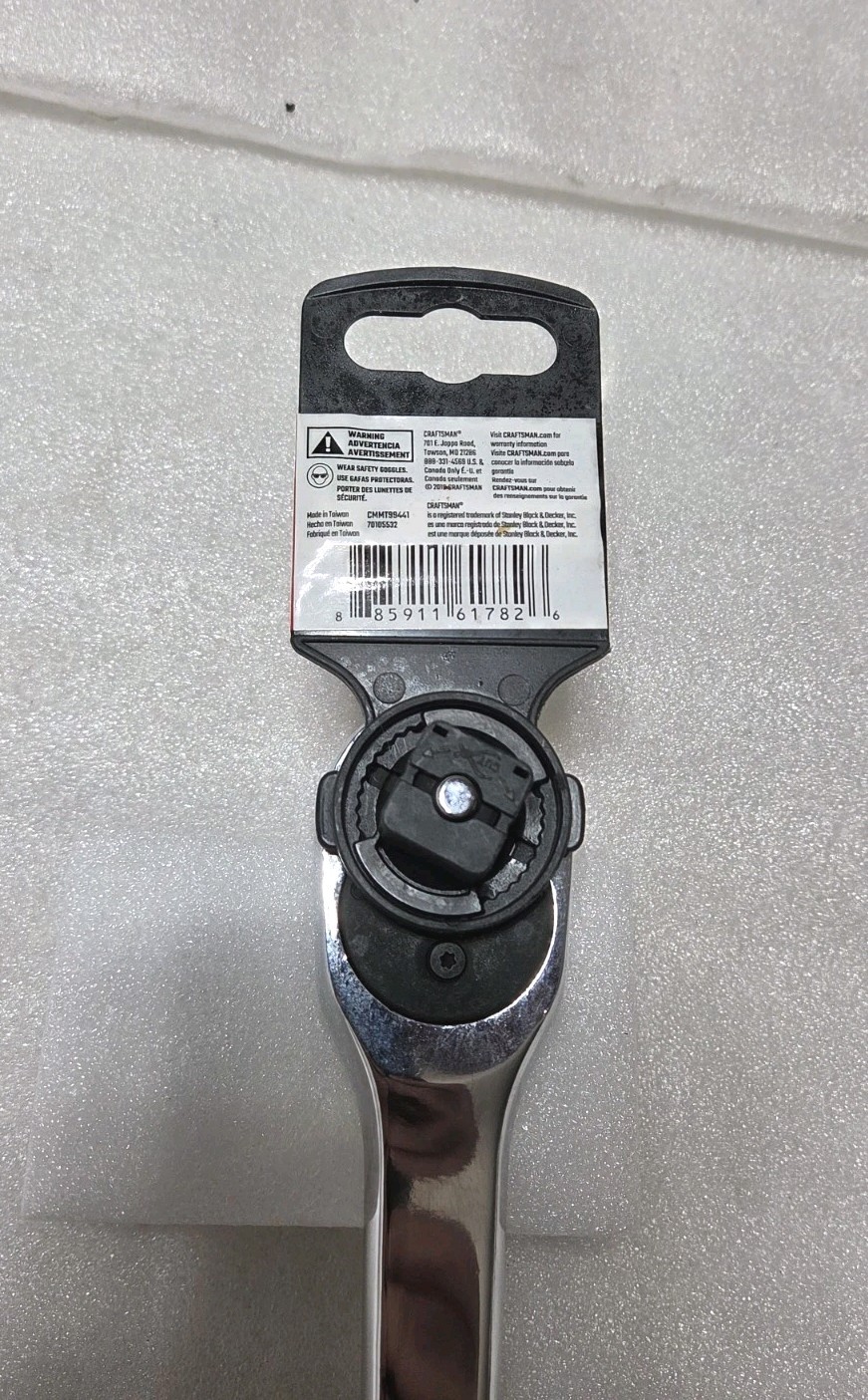 CRAFTSMAN CMMT99441 1/2″ Drive 72-Tooth Quick-Release Long 15-Inch Ratchet N£W