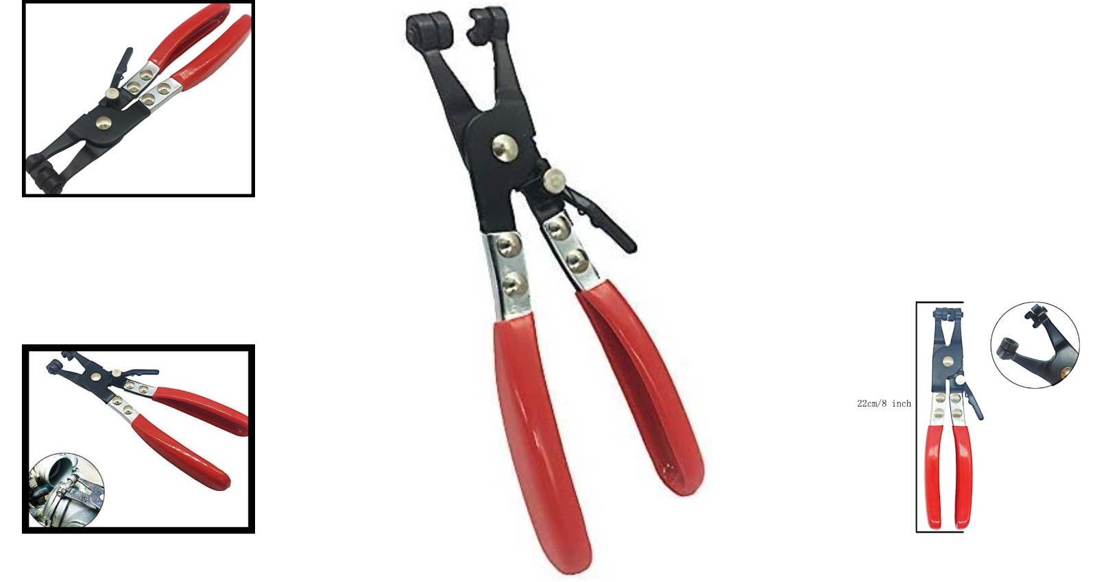 Professional Hose Clamp Pliers with Swivel Tip – Heavy-Duty Carbon Steel Tool