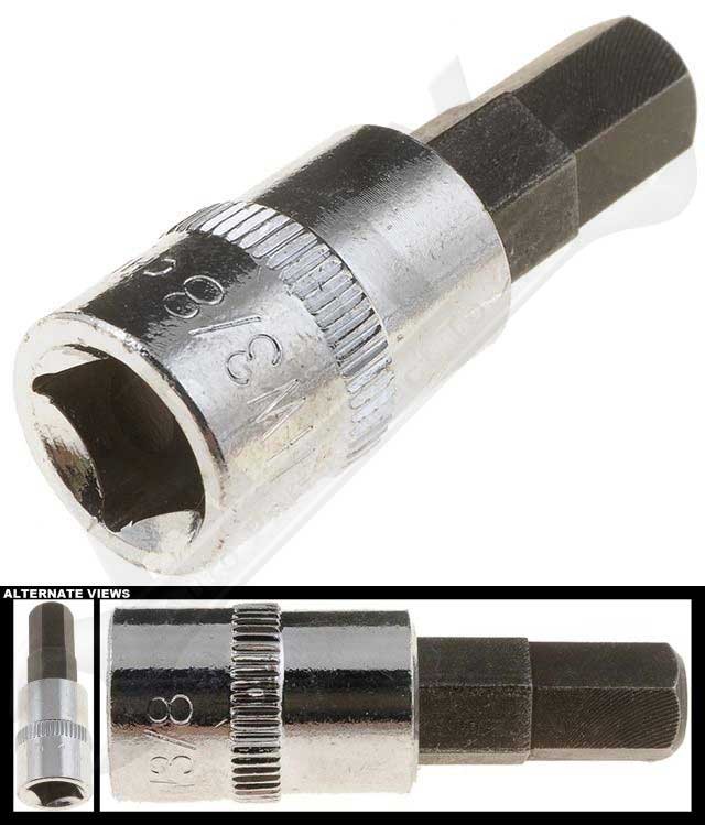 APDTY 50126 Hex Socket – 3/8 In