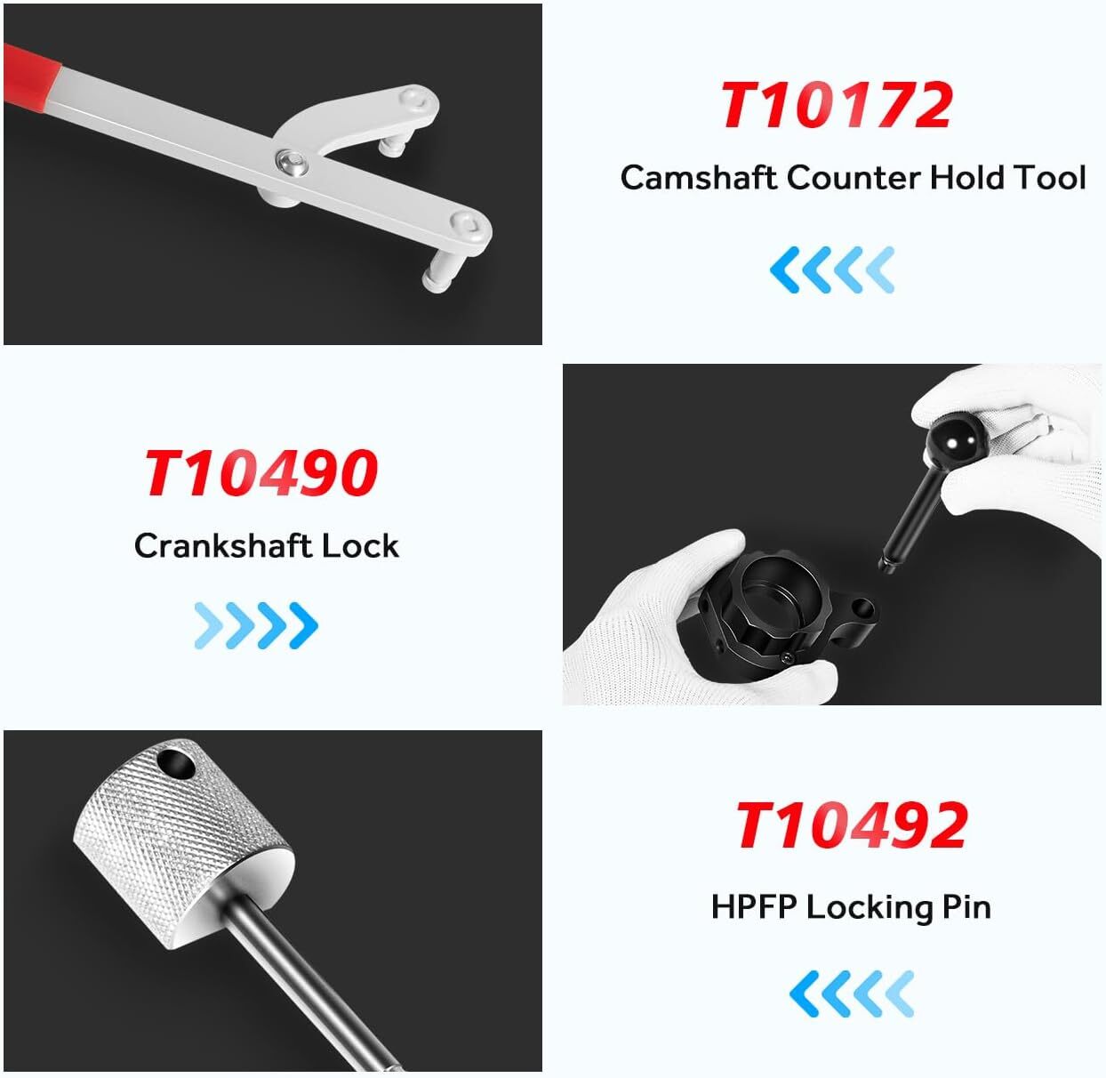 3830 Camshaft Timing Belt Tools Kit for 2015+ Volkswagen TDi EA288 Diesel Engine