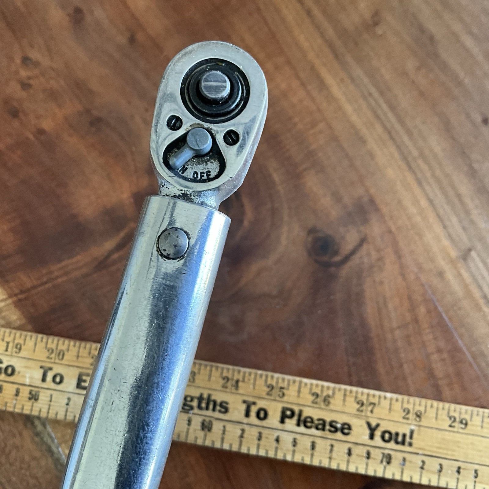Snap-on QJR2100A 3/8″ Drive Torque Wrench 20-100 Ft-lb USA