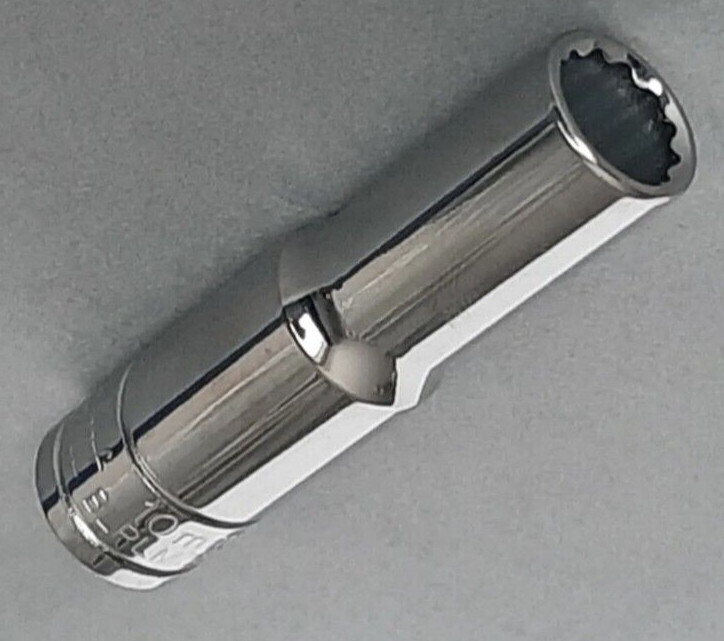 BLUE POINT BLPLM3810, 3/8″ DRIVE, 10MM. SOCKET, DEEP/HIGH, 12 POINT.