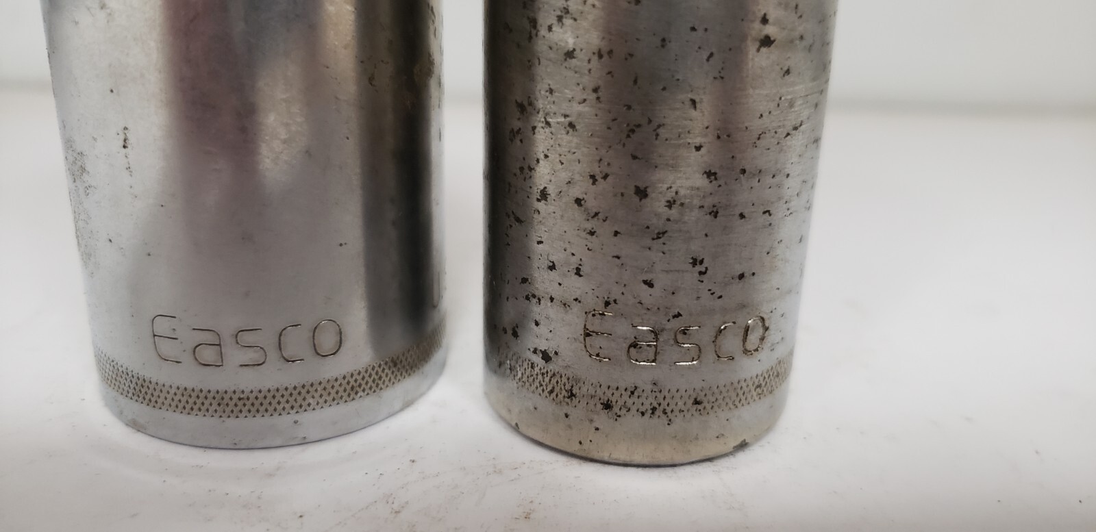 EASCO 53 3236 & 53 3232 1/2″ DRIVE DEEP SOCKETS, 1-1/8″ & 1″, 12 POINT LOT OF 2