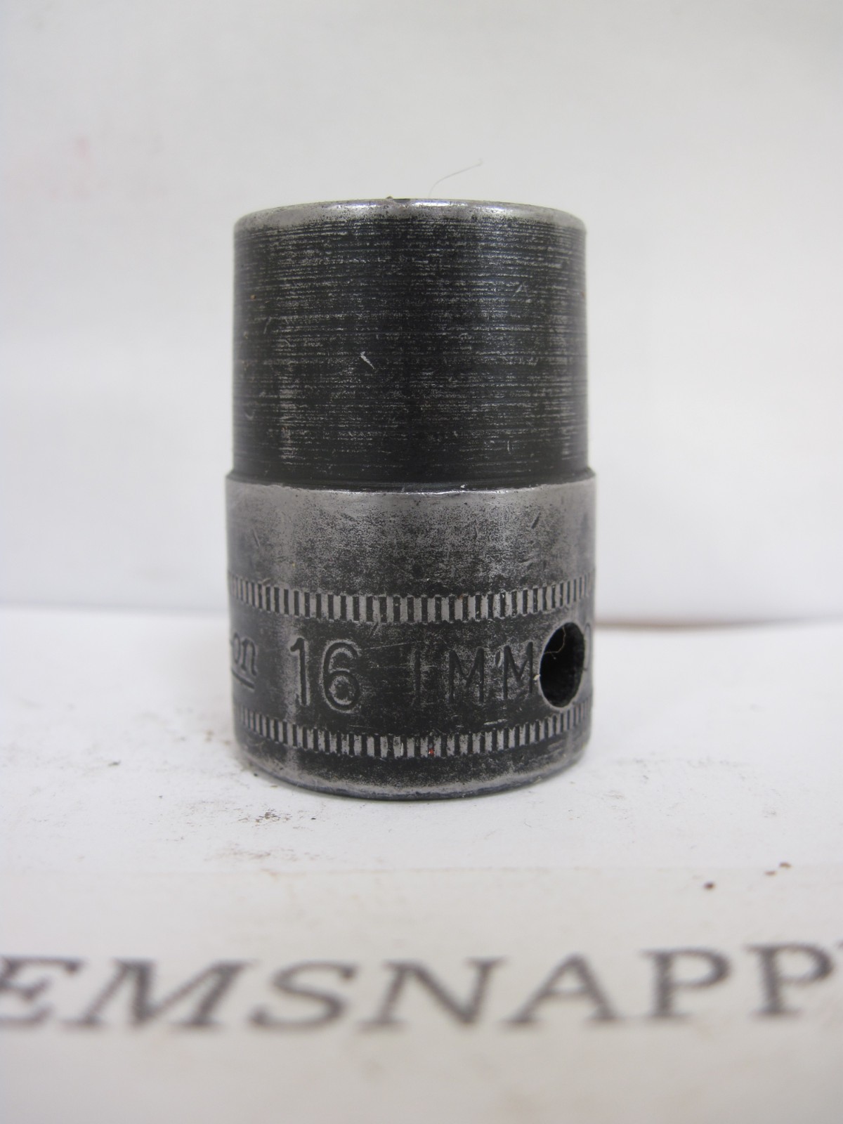 Snap On 1/2″ Drive 16mm Shallow 6pt Impact Socket IMM160 NICE