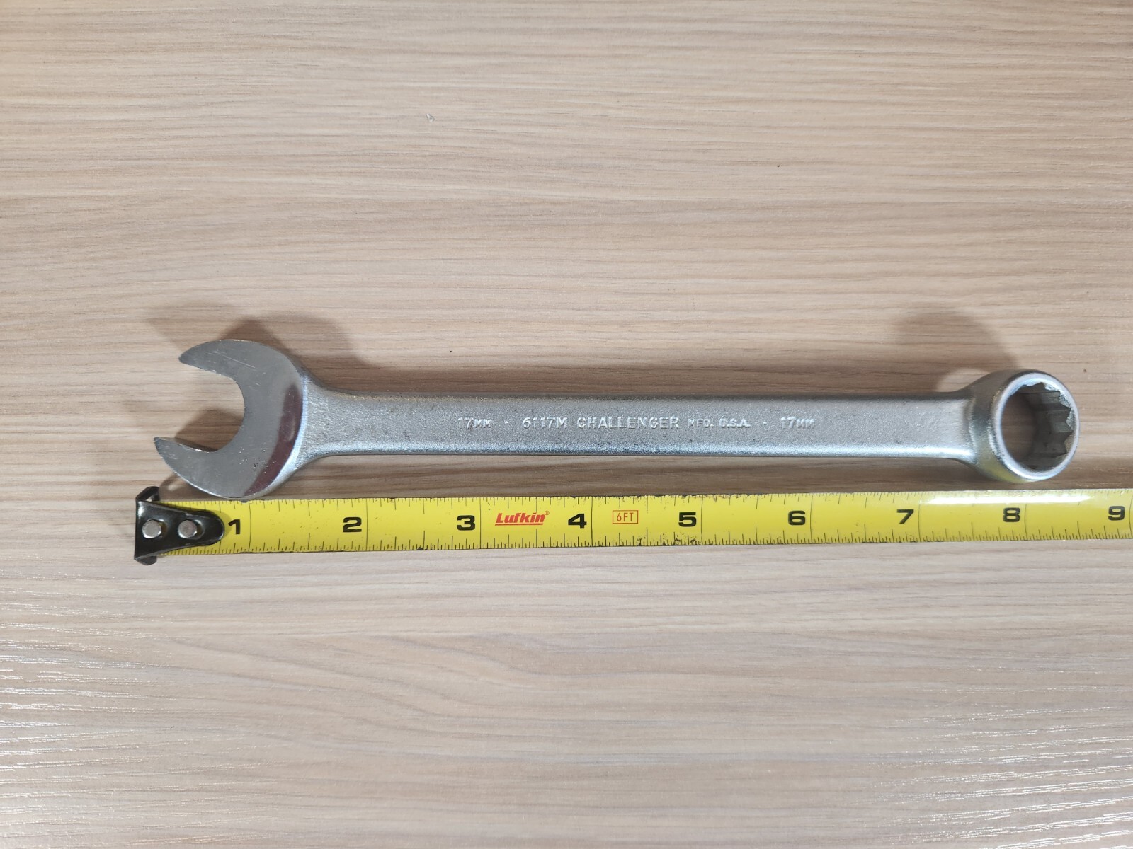 Challenger By Proto 6117M 17mm Combination Wrench Made In USA