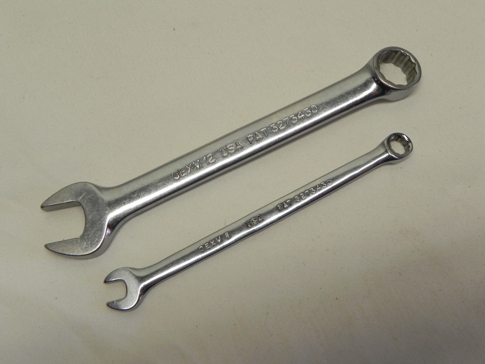 Snap-On 2 Piece 12 Pt Metric Flank Drive Combination Wrenches OEXM Series