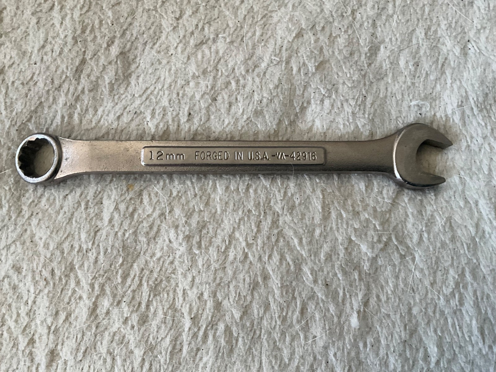 Craftsman VA-42916 Metric 12mm 12 pt. Combination Wrench Very Good Condition USA