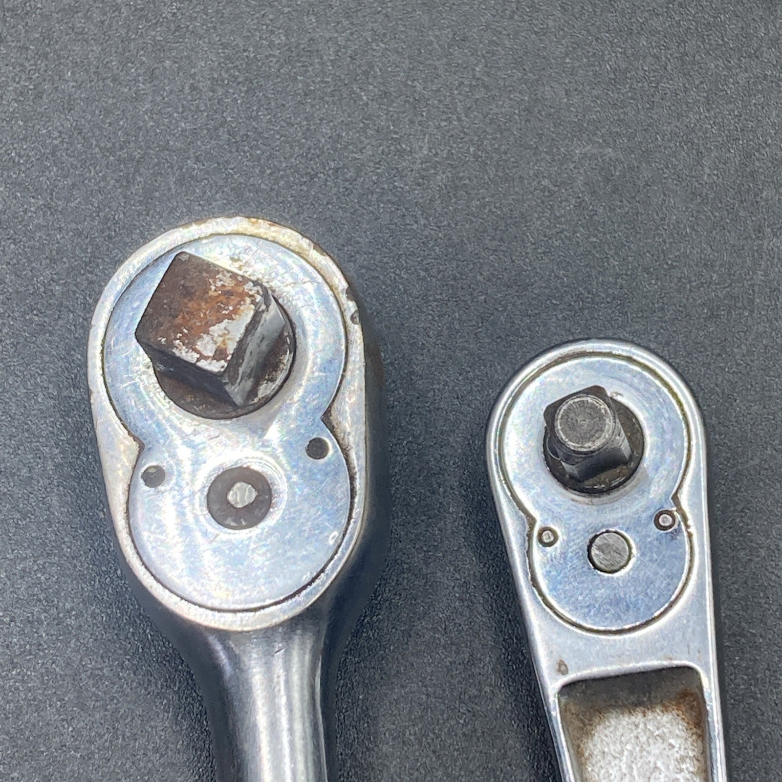 (2) Vintage Snap-On Ratchets MV-71 And Ferret F70-S USA (for Parts/ Need Service