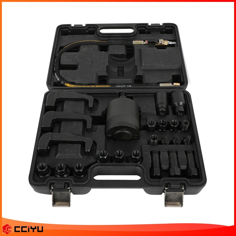 24PCS Pneumatic Puller Set Extractor Tool Kit fit for Diesel Injectors Removal
