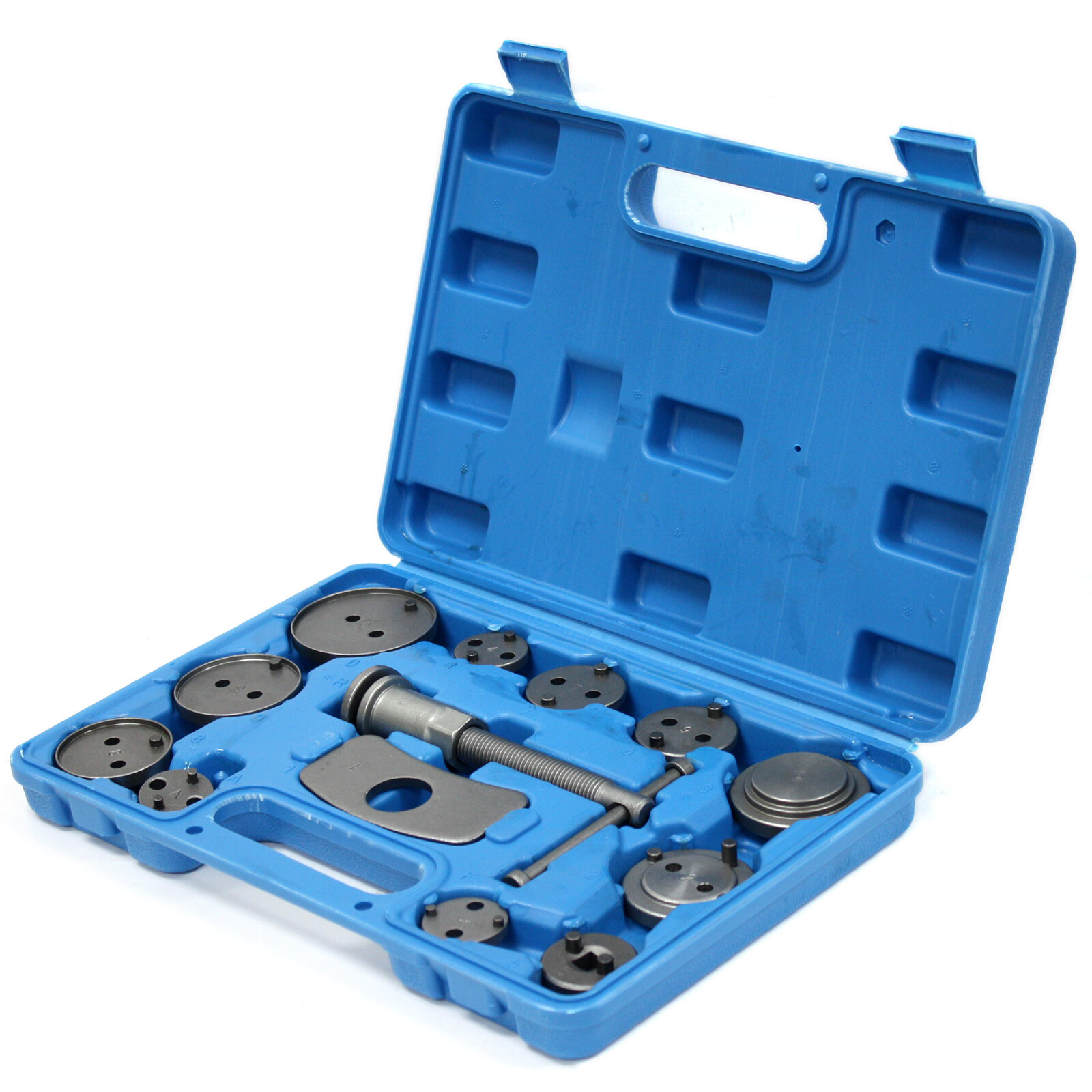 13 pc Brake Disc Piston Push Wind Back Pad Compressor Universal Caliper Tool Kit