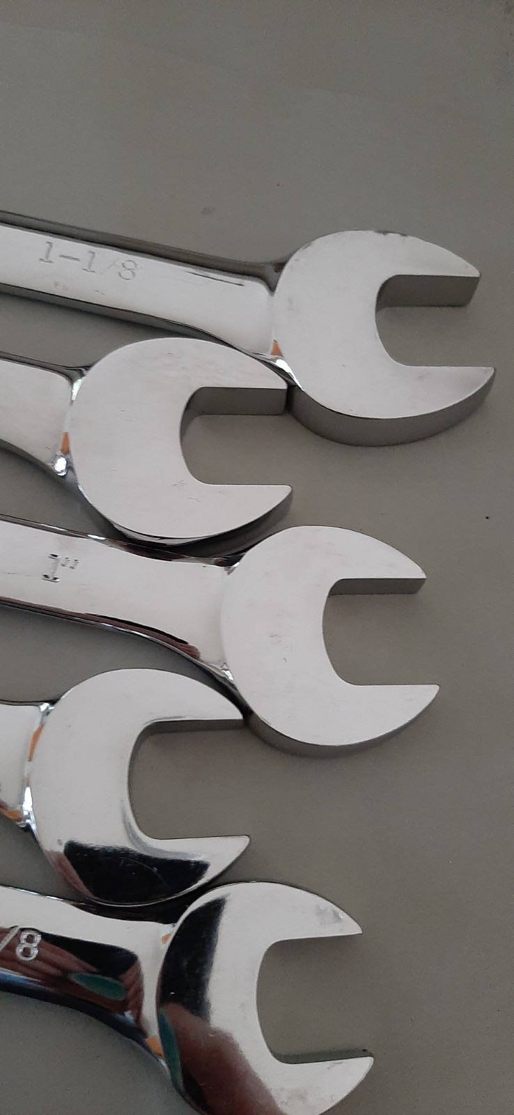 CRAFTSMAN COMBINATION LONG PATTERN POLISHED 12PT SAE WRENCH SET 7/8 to 1-1/8