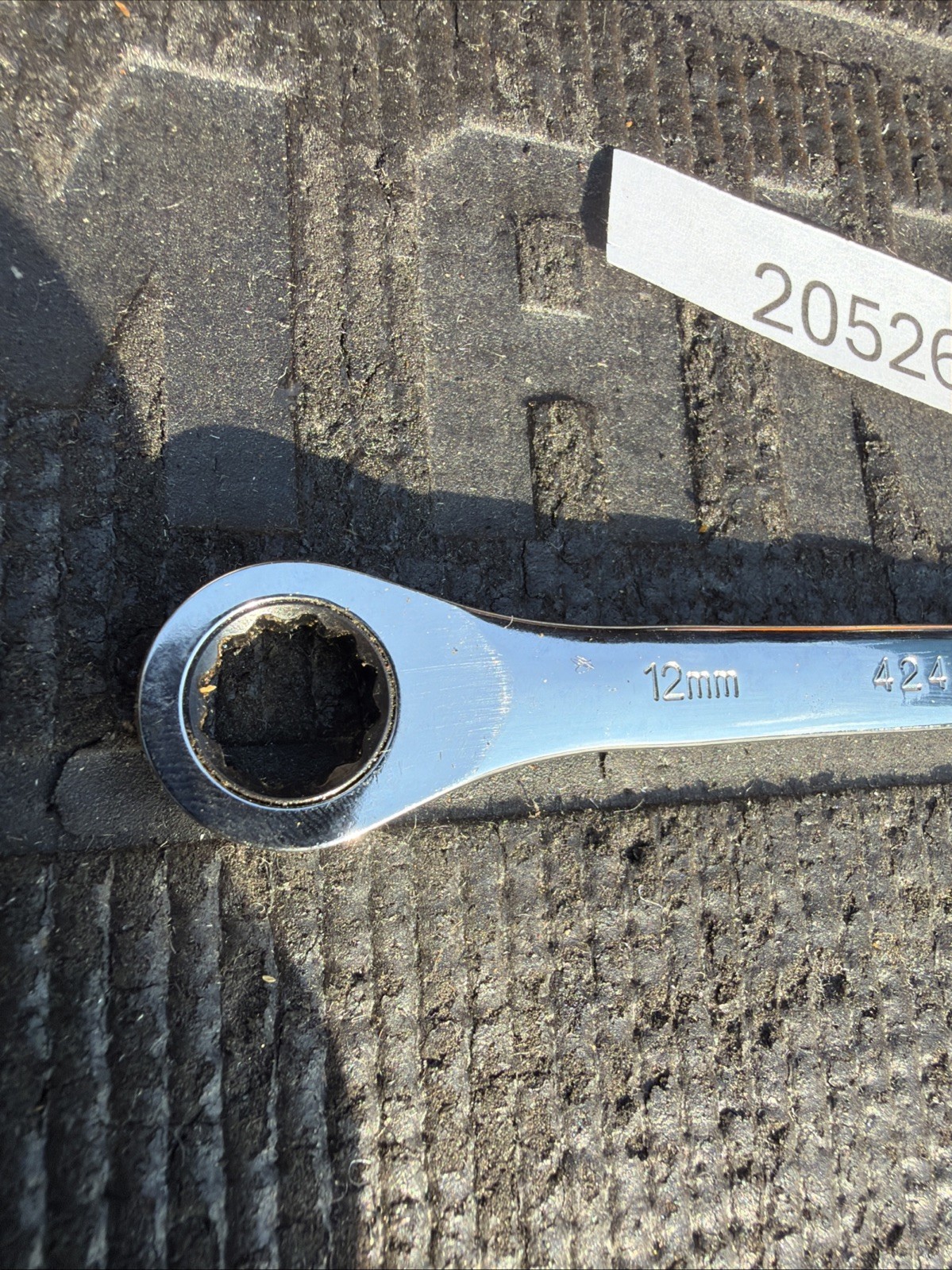 Craftsman USA Made 42423 GK-C 12mm Reversible Ratcheting Combination Wrench 12PT