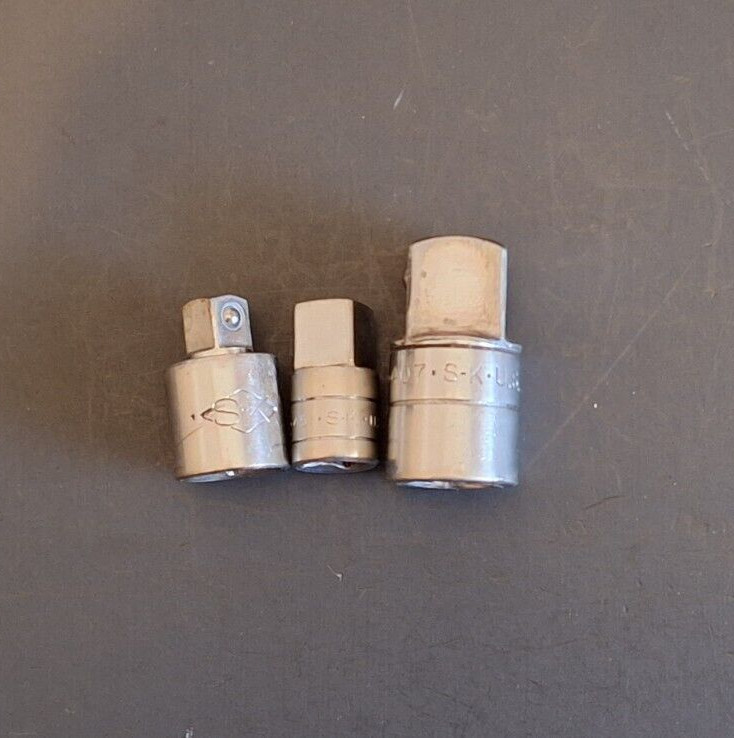 SK Tools 3pc Drive adapter set 3/8″F to 1/2″M, 1/2″F to 3/8″M and 1/2″F to 3/4″M