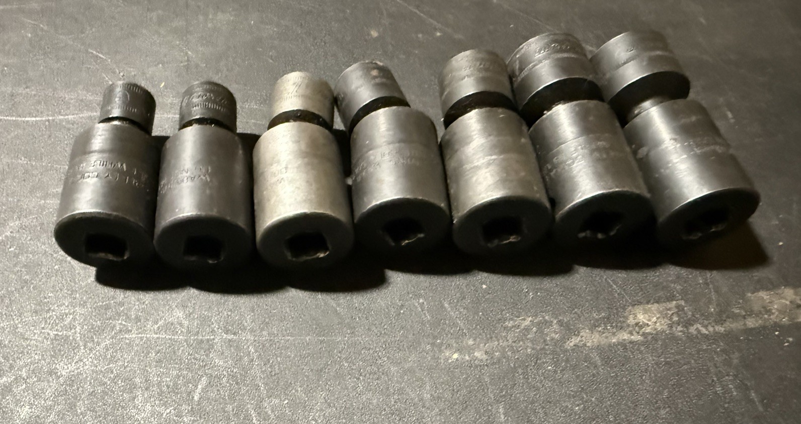 Snap-On 207IPFM 7pc 3/8″ Drive Metric Swivel Universal Impact Socket Set