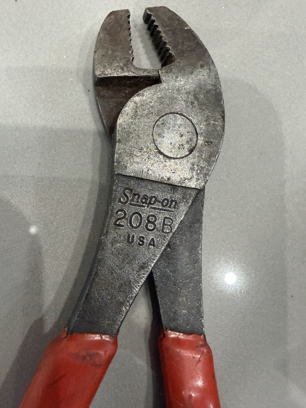 🇺🇸 Snap-on Tools USA 208B Battery Terminal Pliers, Red Grip