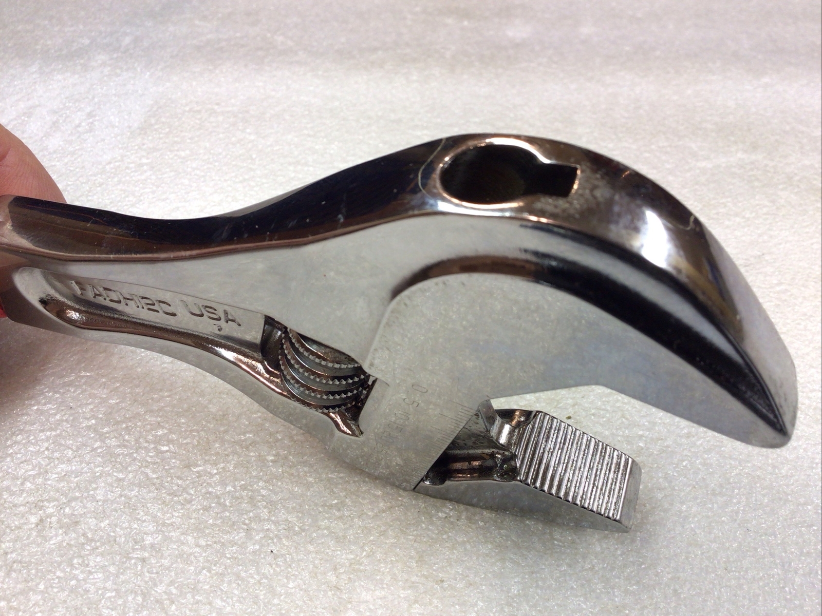 Snap On FADH12C – Flank Drive+ Adj. Wrench, 12” or 300mm, Red Soft Grip-USA-NICE