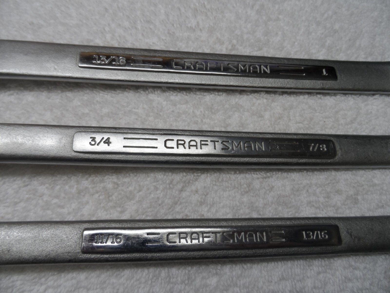 Craftsman SAE Box End Wrench Set (bonus stubby), 12pt, USA (3/8″ – 1″) – 7 pcs