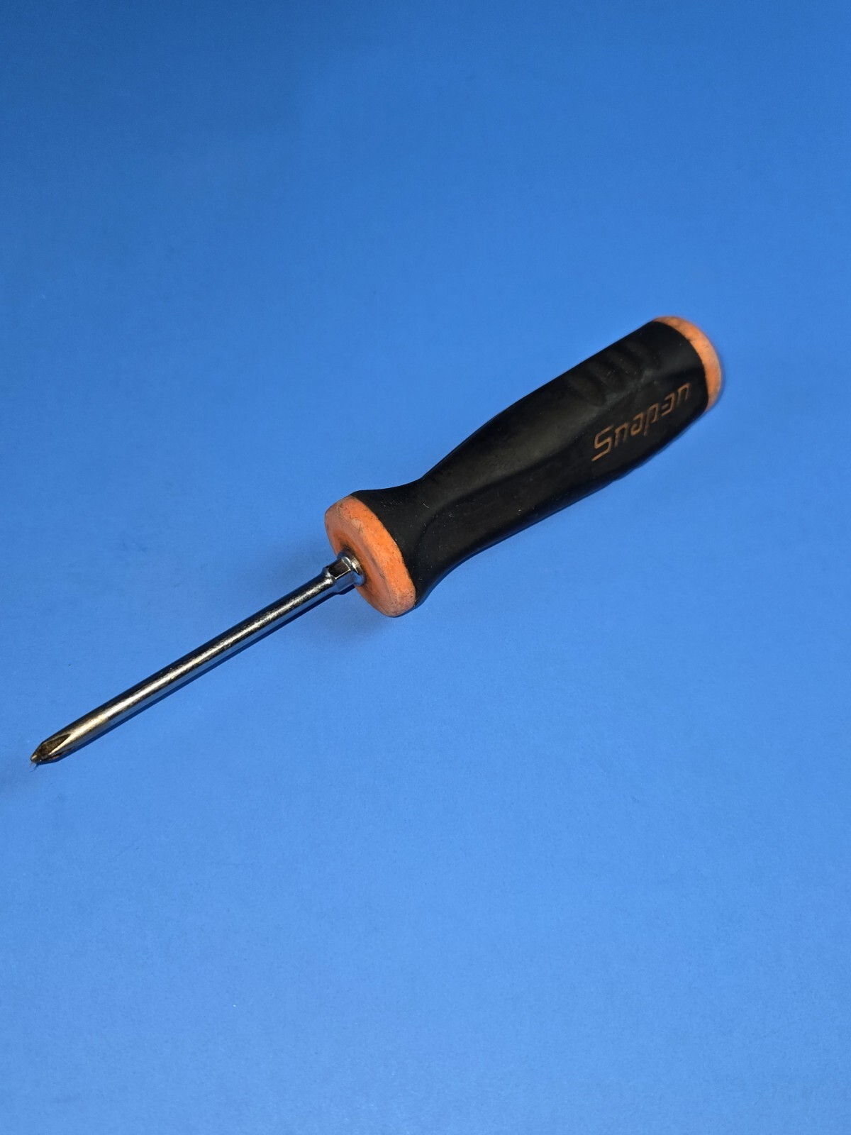 Snap On Tools PHILLIPS #1 Soft Grip Standard Screwdriver ORANGE 7″