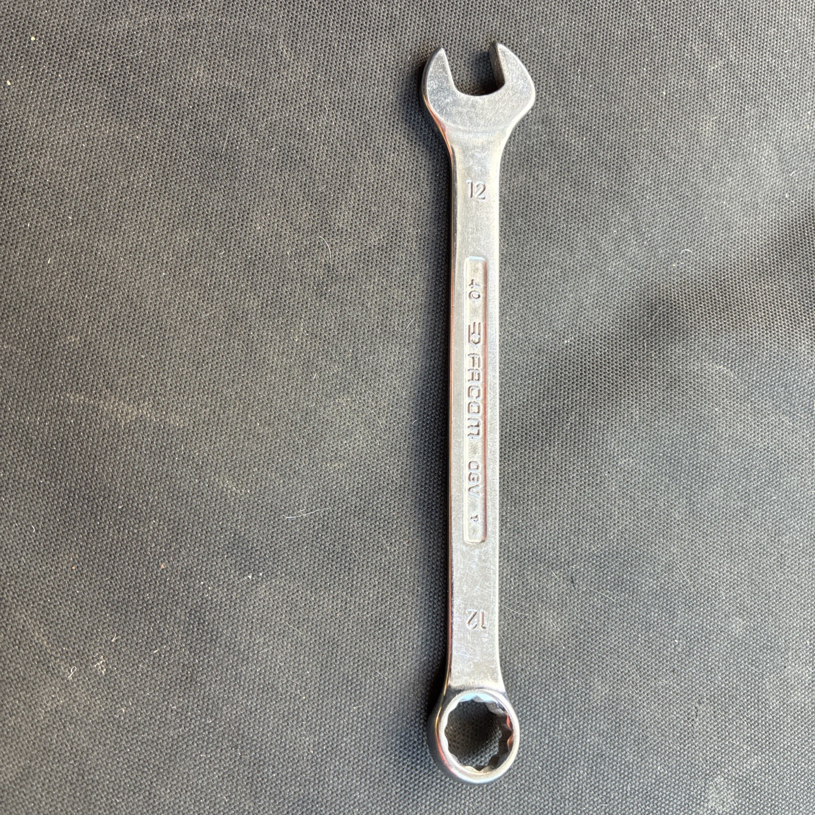 Facom 12mm 40 Series Combination Spanner Polished Chrome Finish. VGC
