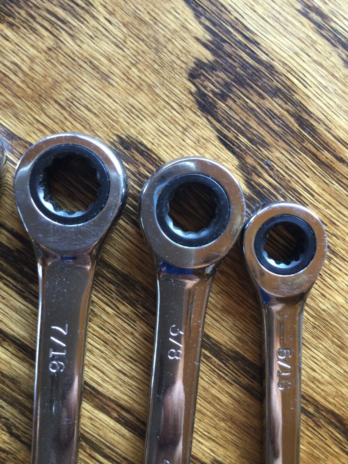 Craftsman Standard SAE Reversible Ratcheting Wrench Set USA Proto SK 5 16 ~3/4