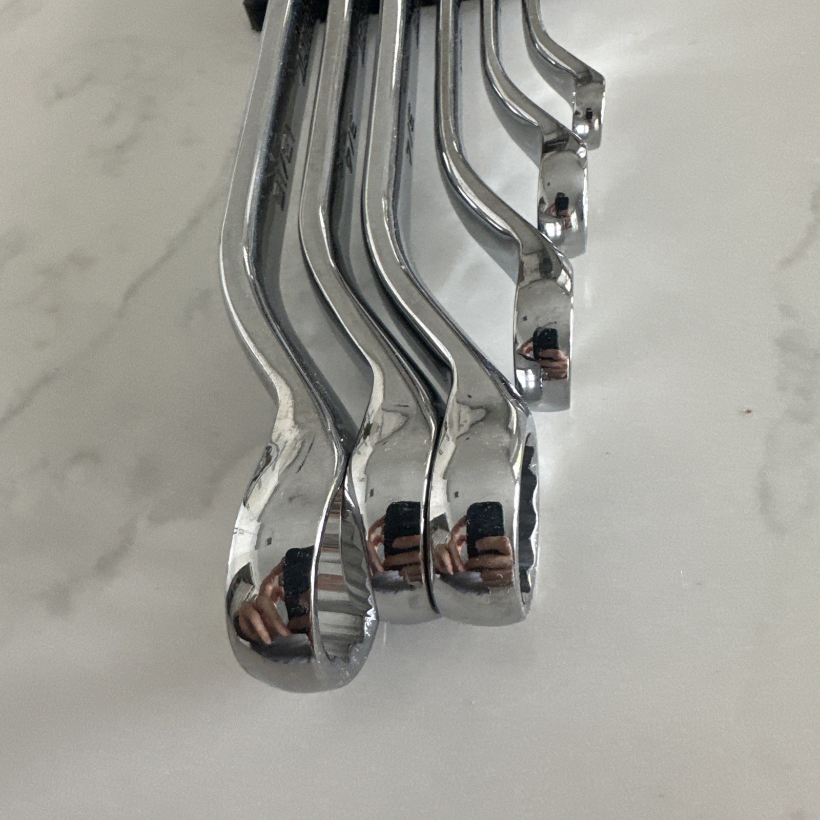 TEQ Correct 6 Pc Angle Offset 12 Pt. Box Wrenches – SAE – TQ397 New