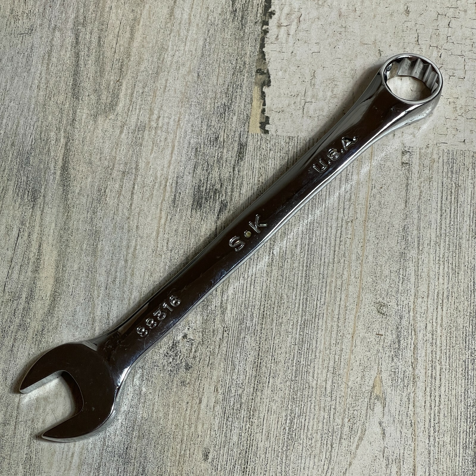 SK Hand Tools 88316 16 mm – 12 point SuperKrome Regular Combination Wrench USA