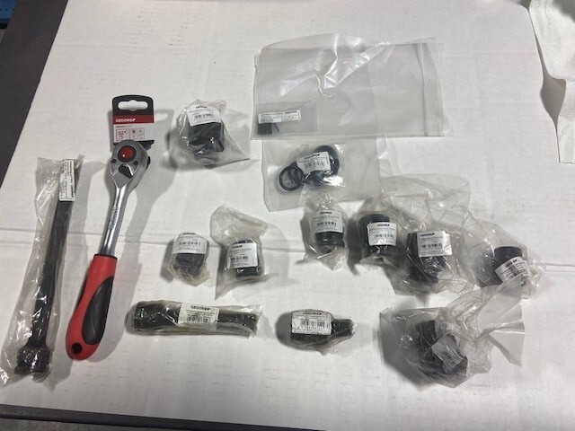 Gedore 14 piece Impact Socket Set 1/2″ Drive, Metric Plus Canvas Bag- NEW