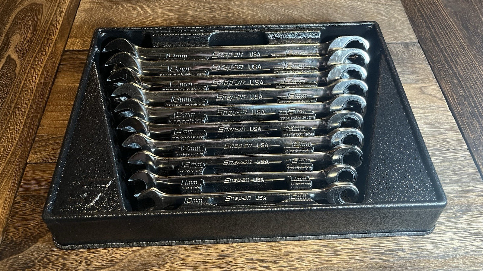 Snap-On Metric Combination Ratchet Wrench Set PAKLD099