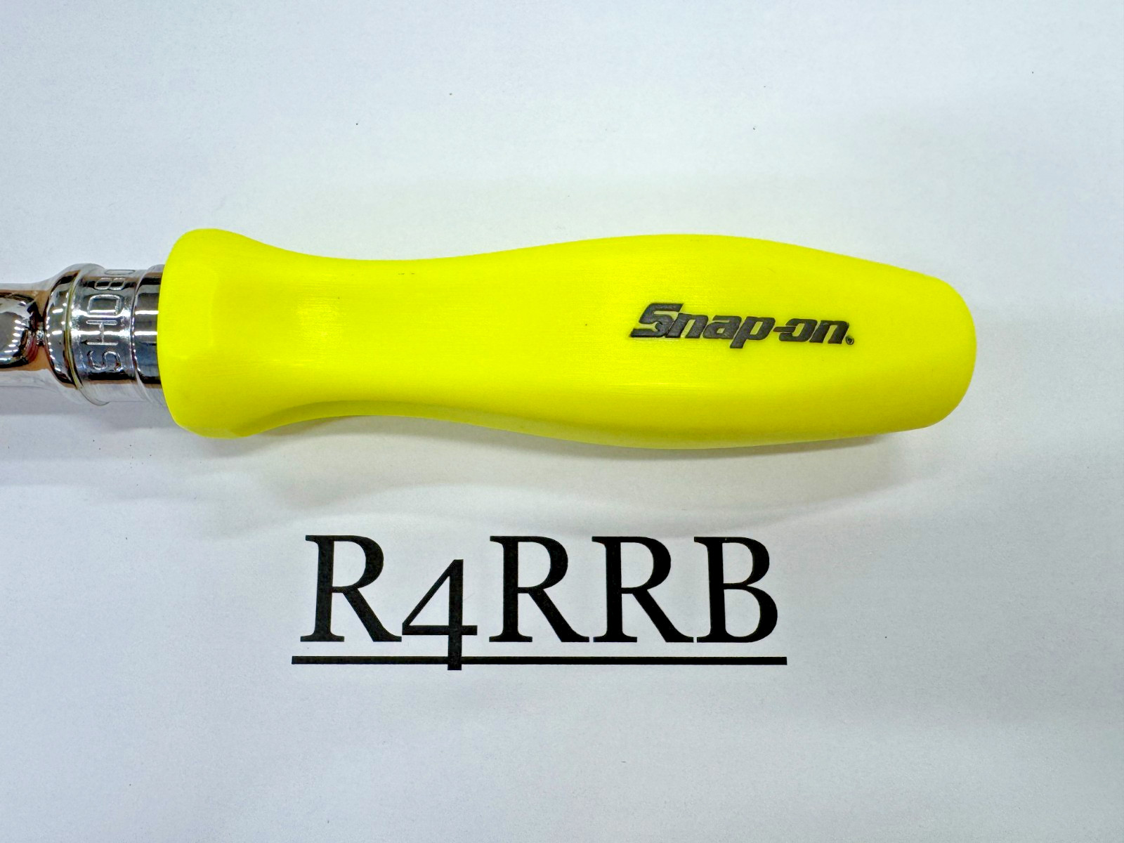 Snap-on Tools USA HIVIZ 1/2″ Drive Hard Grip Standard Ratchet SHD80AHV RARE NOS