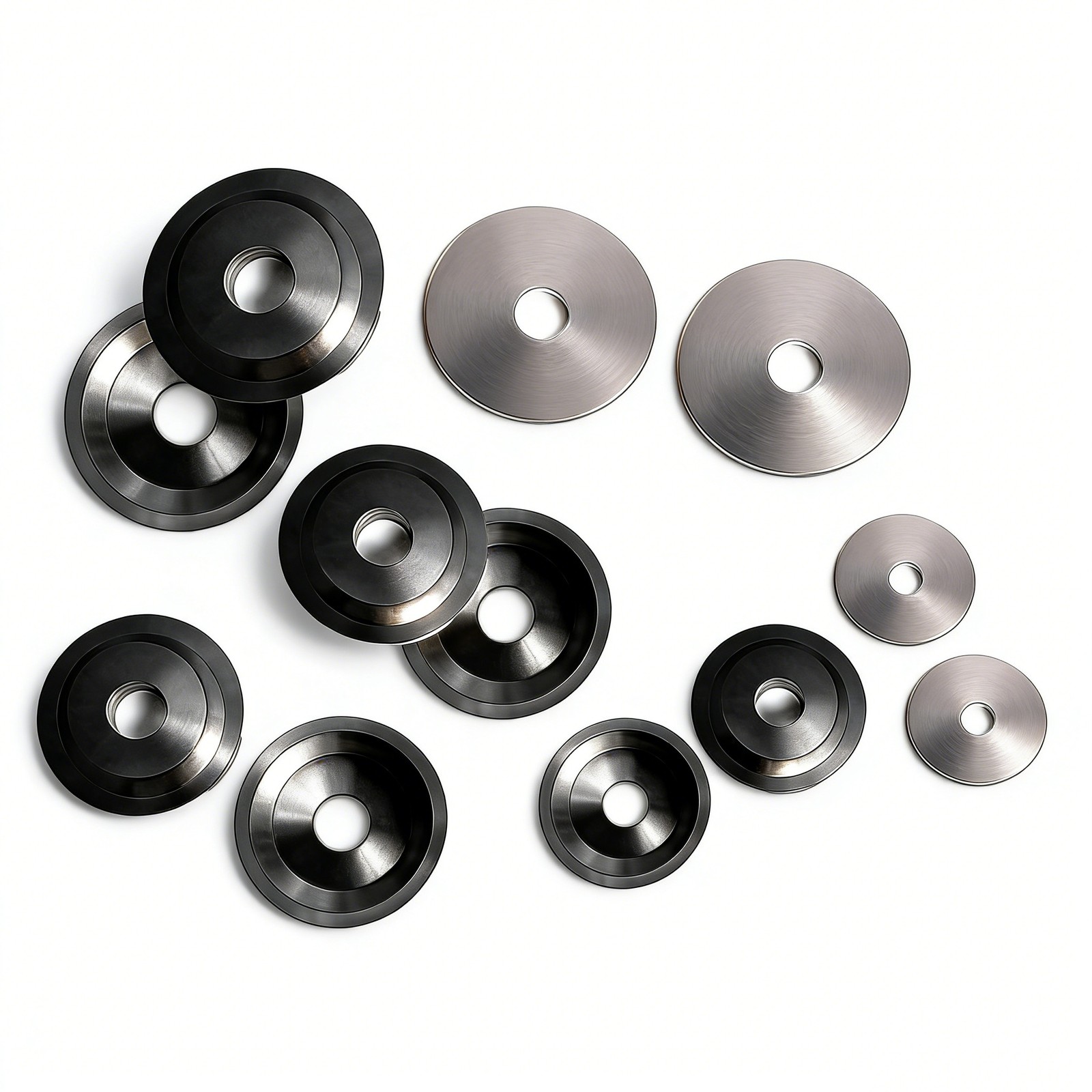 Fits Harbor Freight Hydraulic Punch Driver Dimple Die Set Steel Backing Discs US