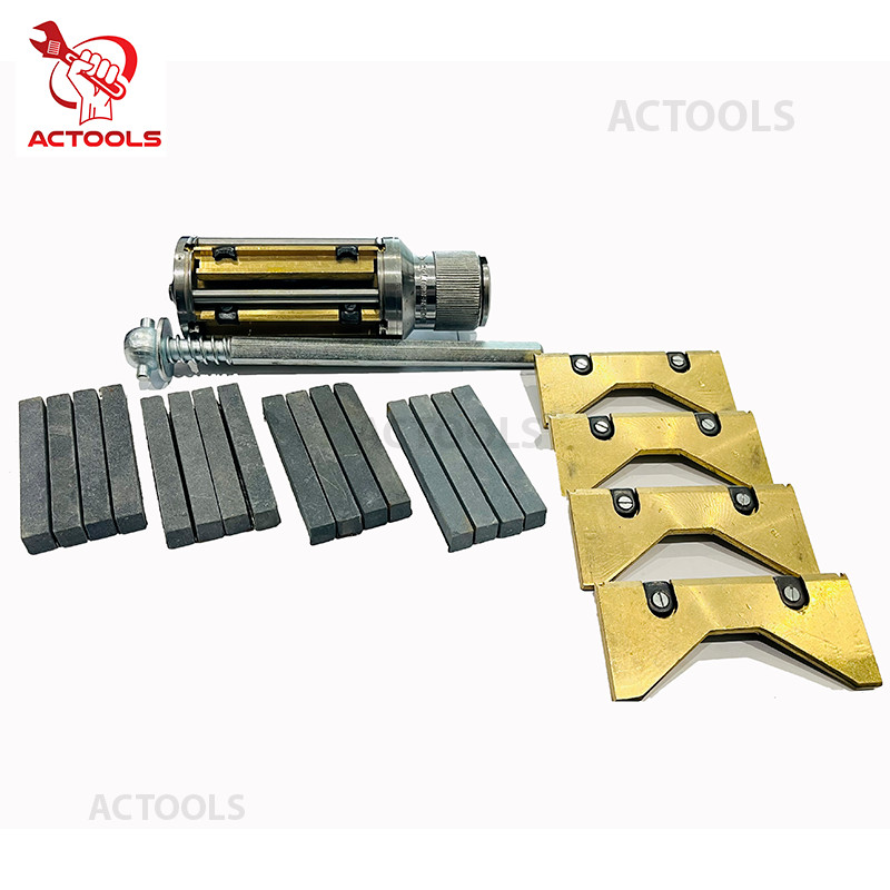 New Cylinder Engine Hone Kit 2 1/2″ to 5 1/2″ Honing Machine + 4 Grit Stones USA