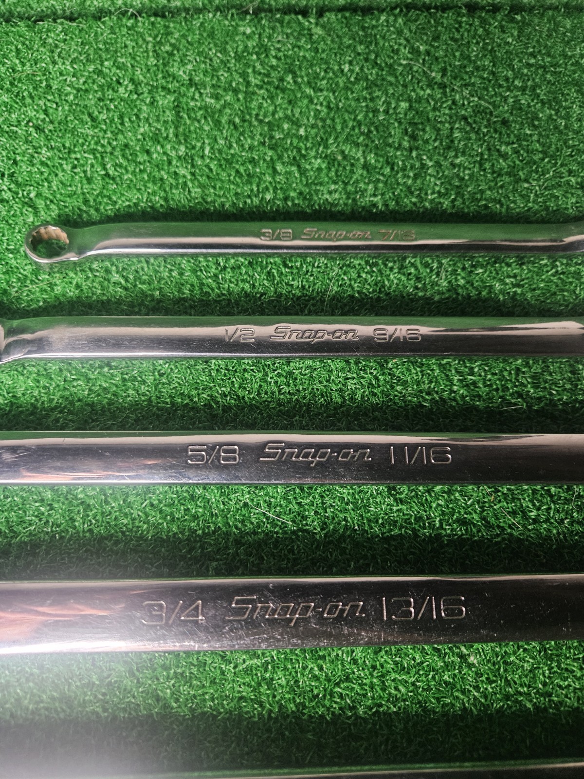 SNAP ON 5pc BOX END 12PT WRNCH SET From 3/8”to 15/16”