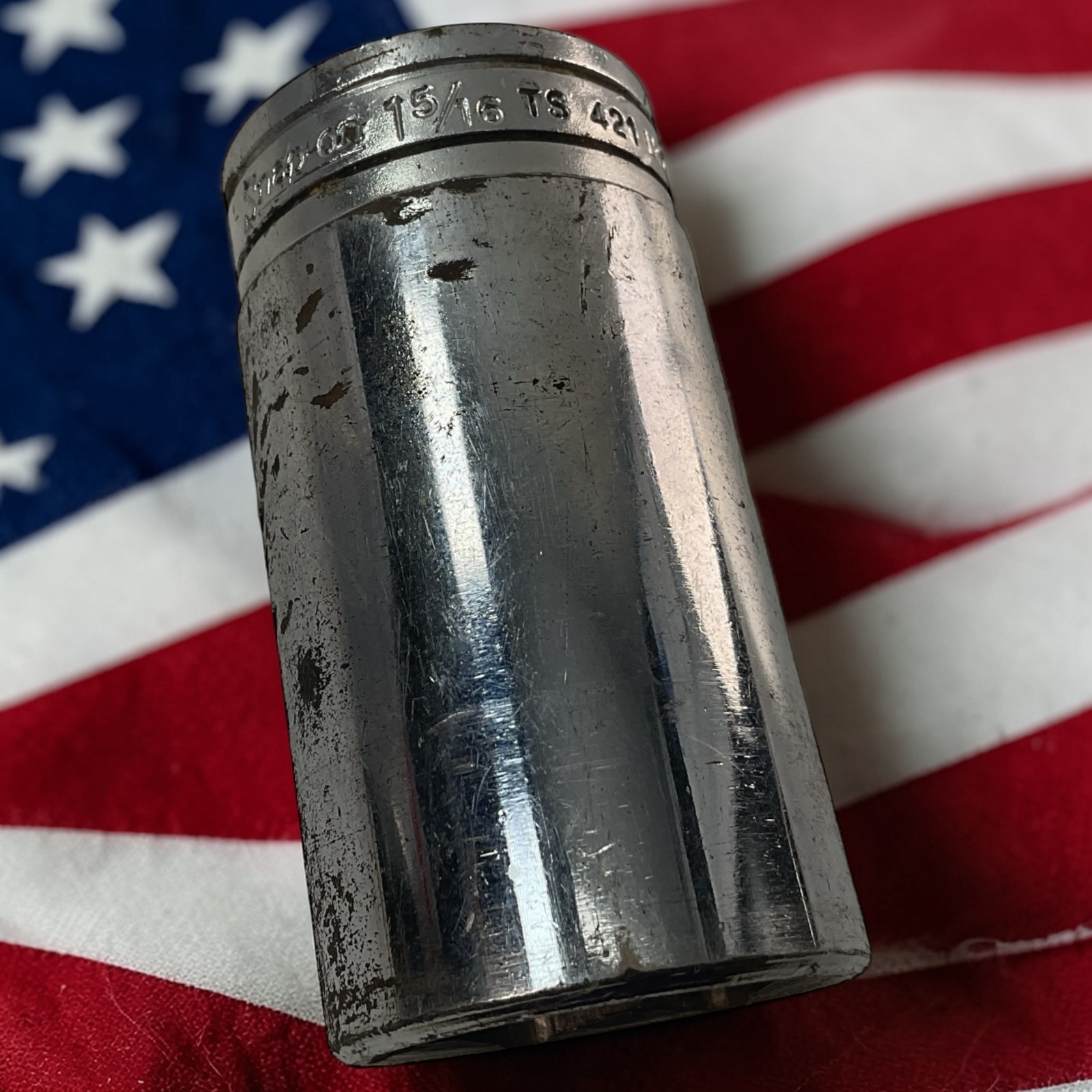 Snap-On Deep Socket 1-5/16″ TS421 1/2″ Drive 6 Pt As Pictured Mechanic Tool USA
