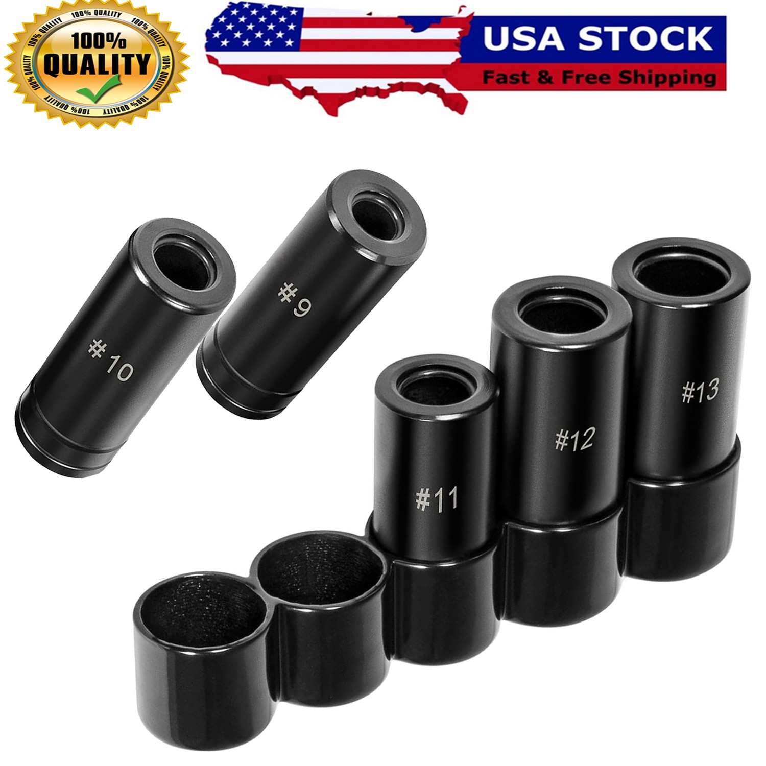1/2″ Drive Tap Socket Set 71670 Fits 5/8″, 11/16″ 3/4″,7/8″ & 1″(16mm-25mm) Taps