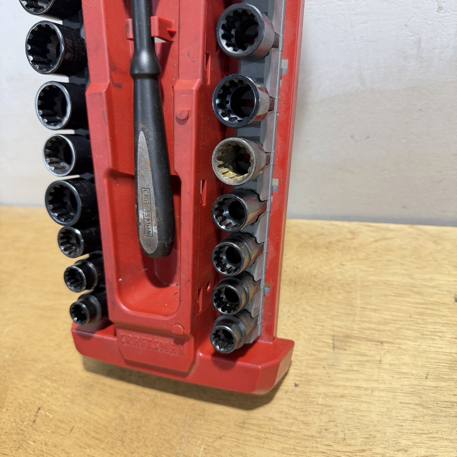 Sears Craftsman Metric SAE Max Axess Socket Set Pass Through 19pc 31415L-AC