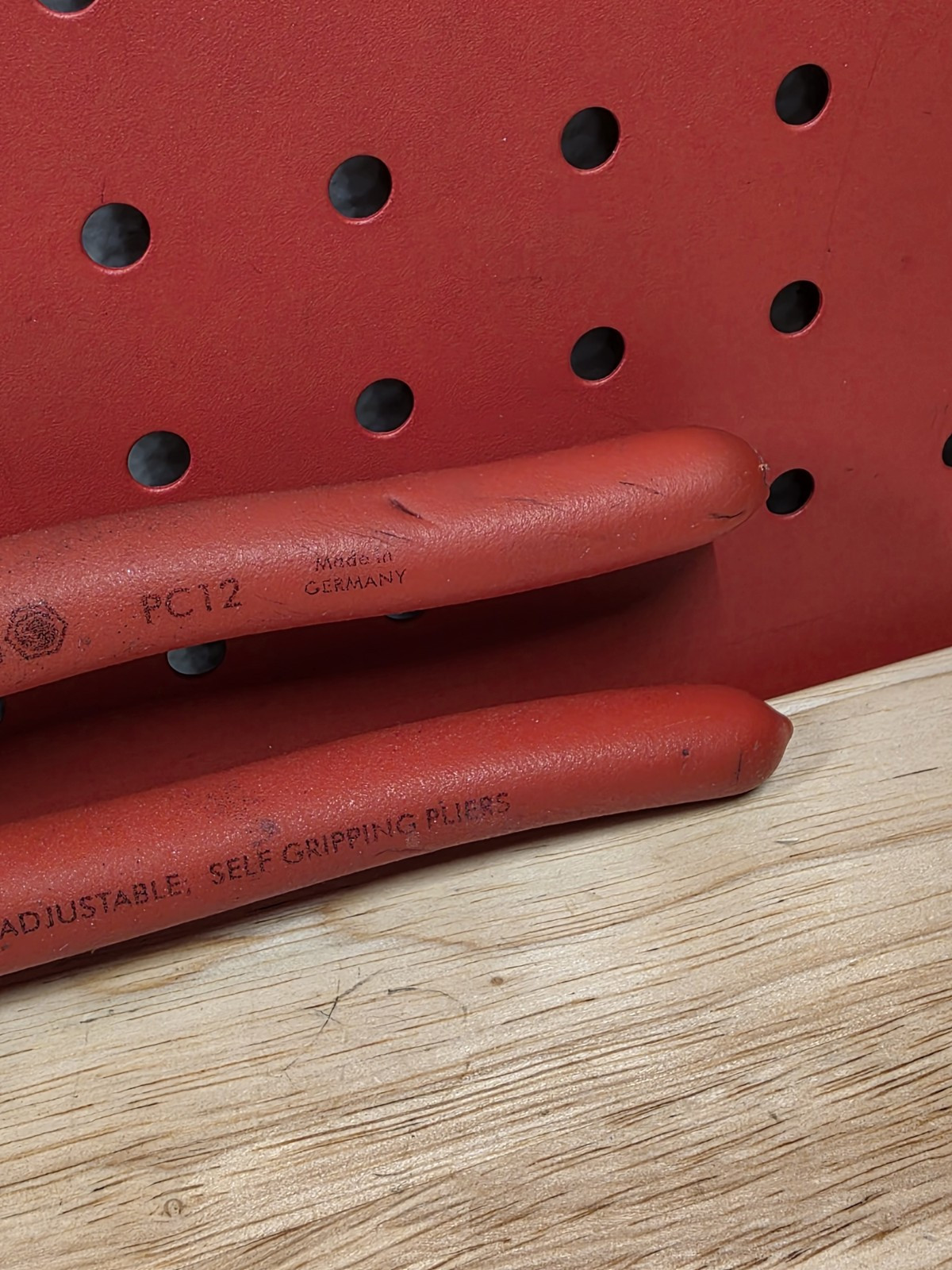 Matco Tools 12″ Pliers Knipex Cobra PC12 Germany Vanadin Red Handle