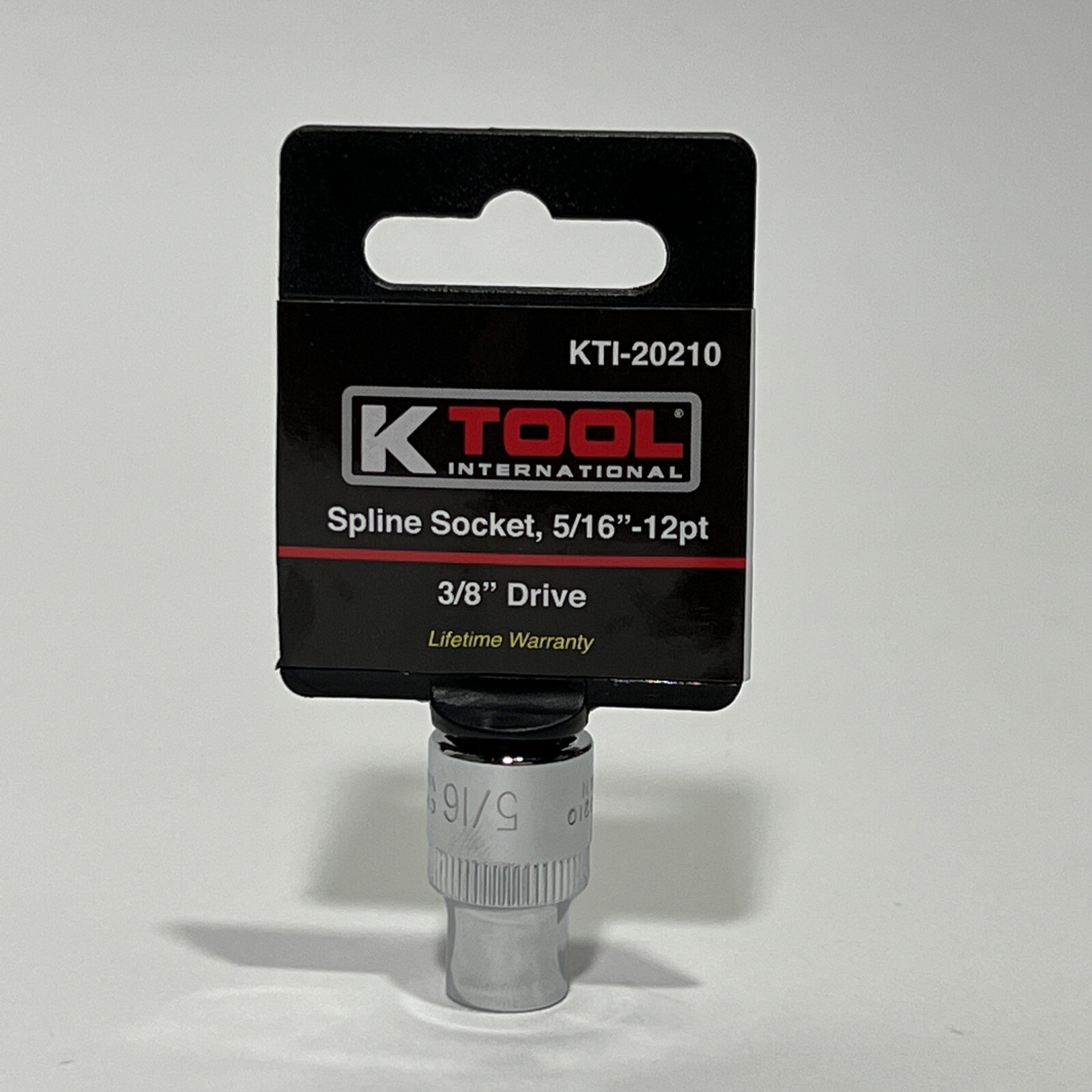 5/16″ – 12 Point Shallow Socket 3/8″ Drive SAE KTool (2 For 1)